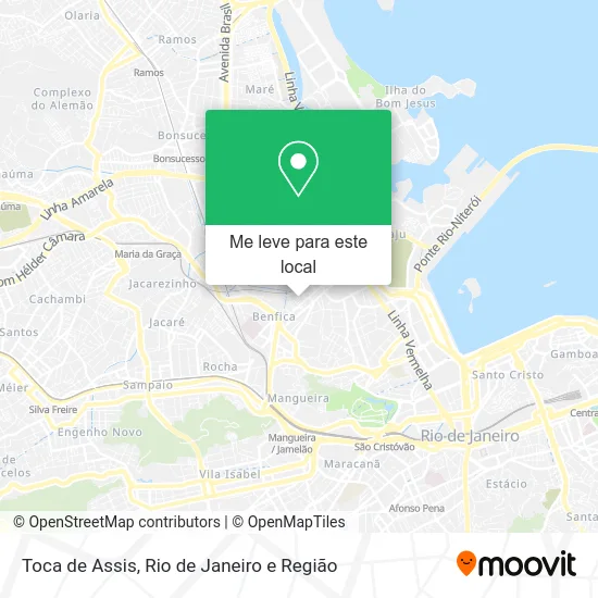 Toca de Assis mapa
