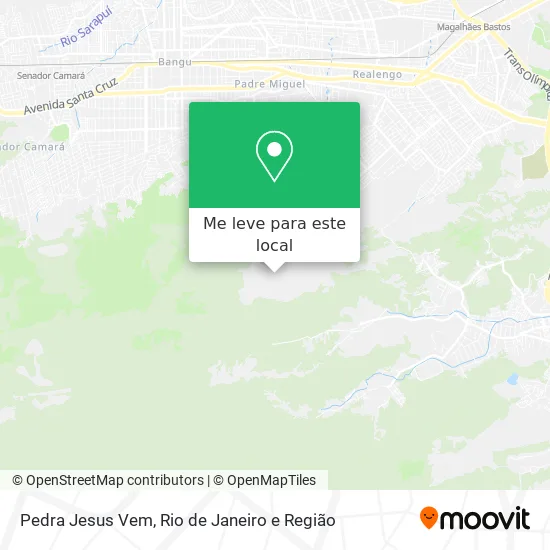 Pedra Jesus Vem mapa