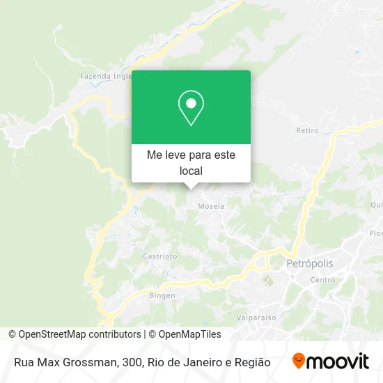 Rua Max Grossman, 300 mapa