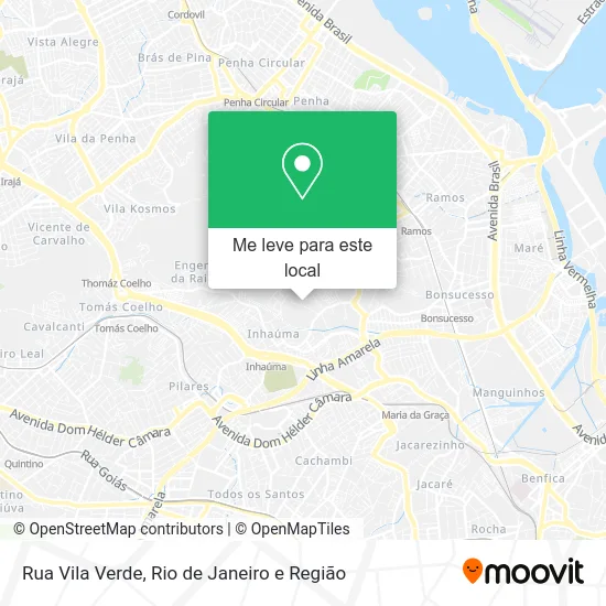 Rua Vila Verde mapa