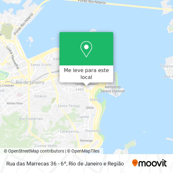 Rua das Marrecas 36 - 6º mapa