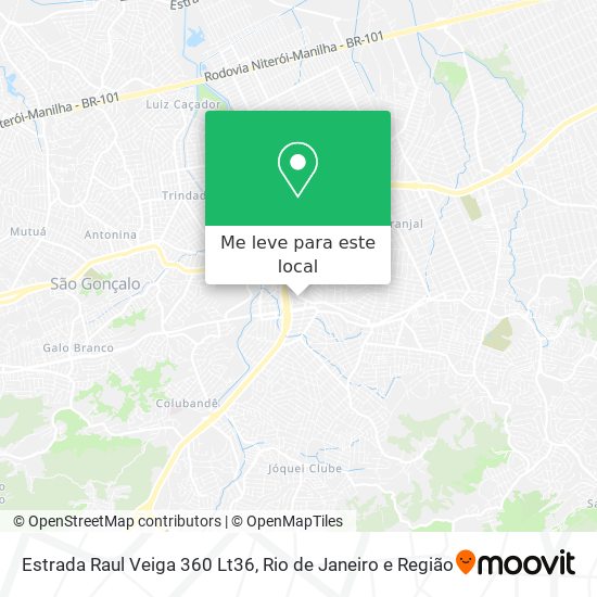 Estrada Raul Veiga 360 Lt36 mapa
