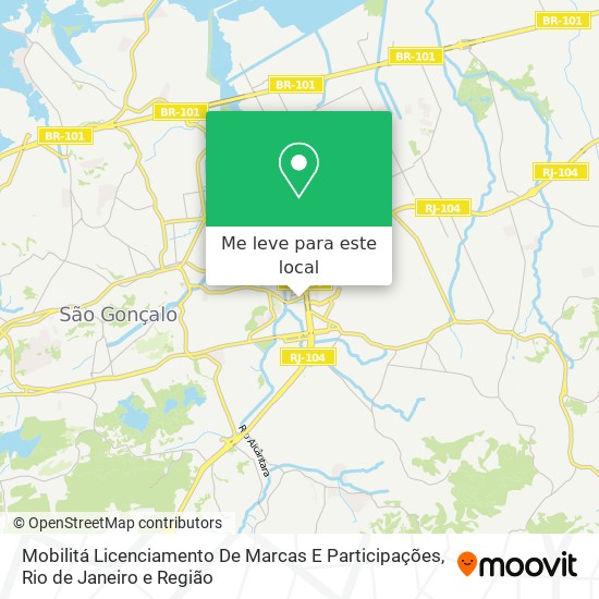 Mobilitá Licenciamento De Marcas E Participações mapa