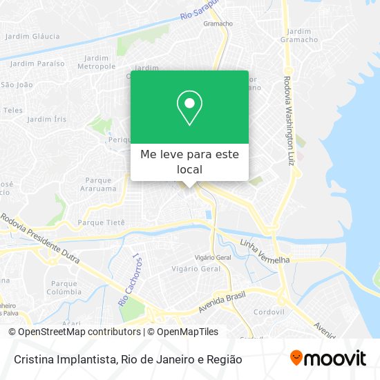 Cristina Implantista mapa