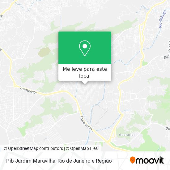 Pib Jardim Maravilha mapa