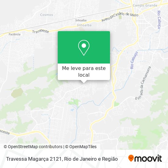 Travessa Magarça 2121 mapa