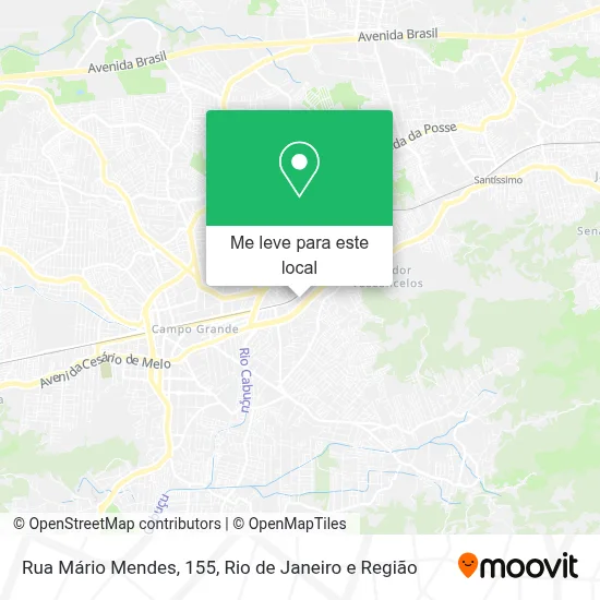 Rua Mário Mendes, 155 mapa