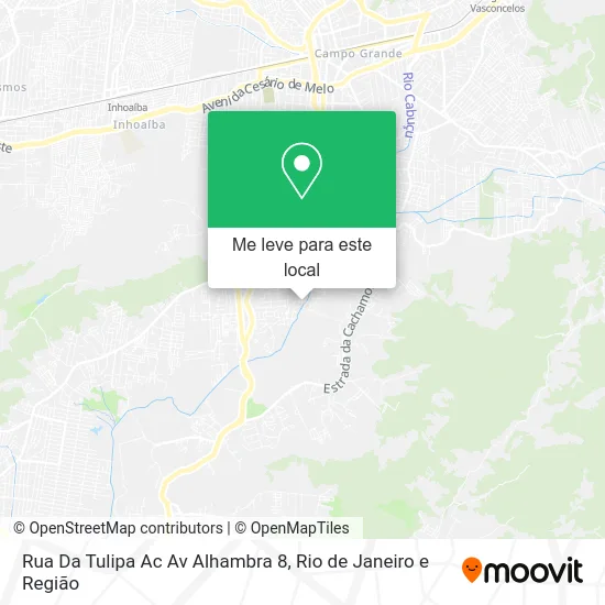Rua Da Tulipa Ac Av Alhambra 8 mapa