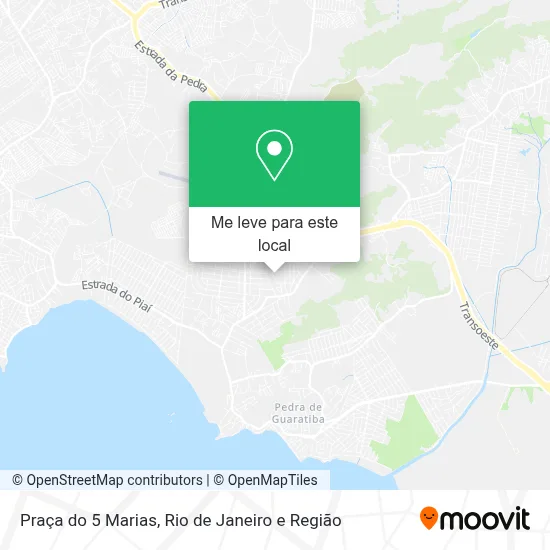 Praça do 5 Marias mapa