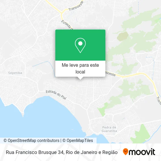 Rua Francisco Brusque 34 mapa