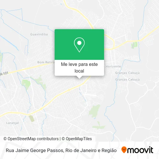 Rua Jaime George Passos mapa