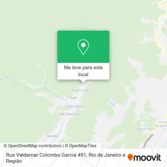 Rua Valdemar Colombo Garcia 491 mapa