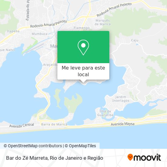 Bar do Zé Marreta mapa