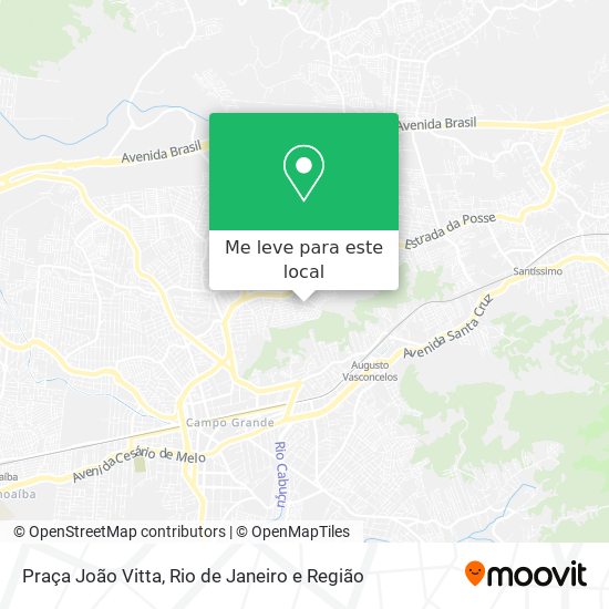 Praça João Vitta mapa