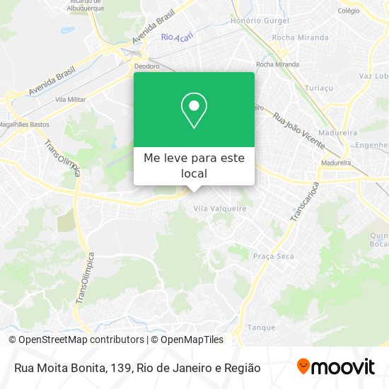 Rua Moita Bonita, 139 mapa