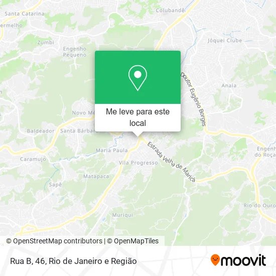 Rua B, 46 mapa