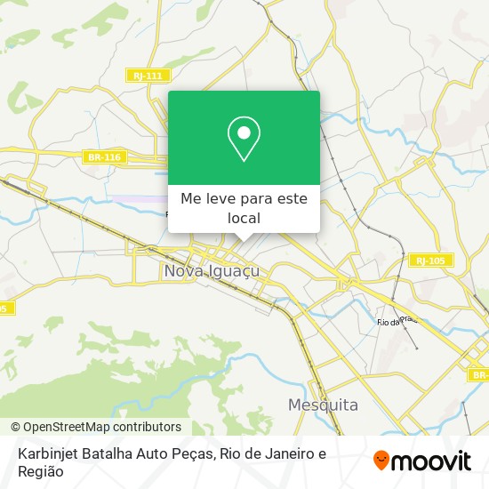 Karbinjet Batalha Auto Peças mapa