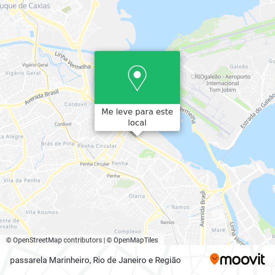 passarela Marinheiro mapa