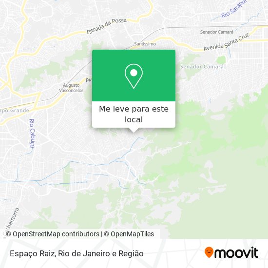 Espaço Raiz mapa