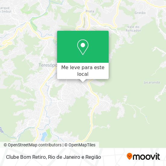 Clube Bom Retiro mapa