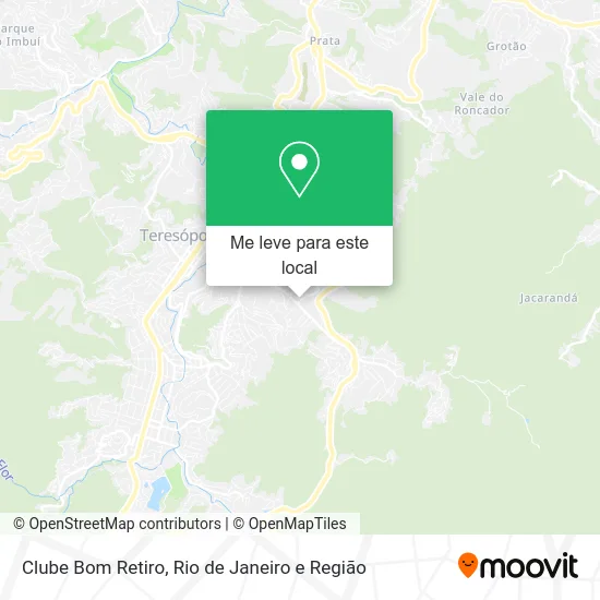 Clube Bom Retiro mapa