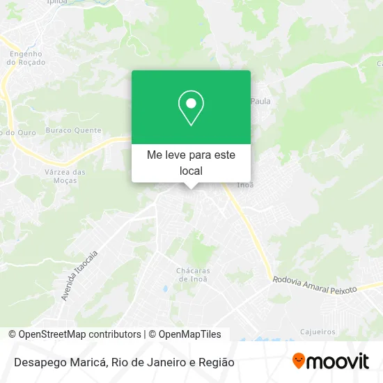 Desapego Maricá mapa