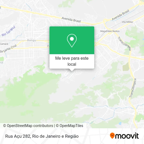 Rua Açu 282 mapa