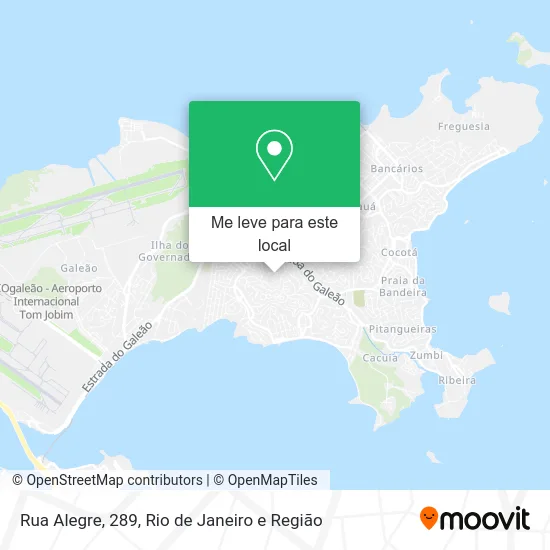 Rua Alegre, 289 mapa