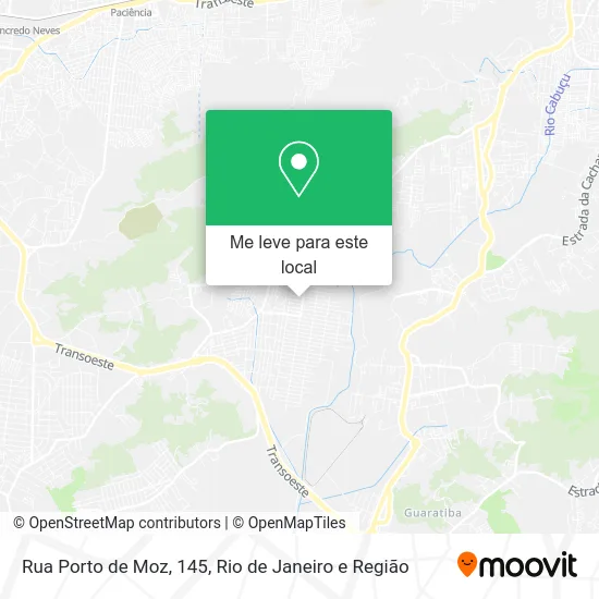 Rua Porto de Moz, 145 mapa
