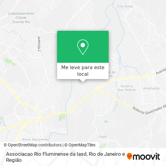 Associacao Rio Fluminense da Iasd mapa