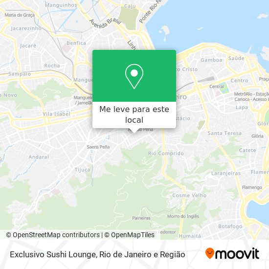 Exclusivo Sushi Lounge mapa