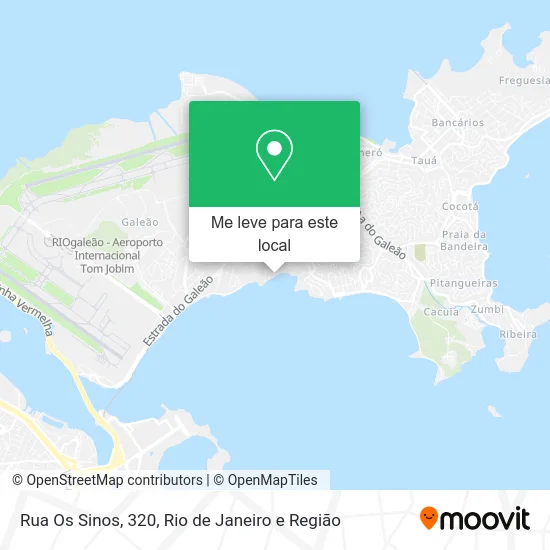 Rua Os Sinos, 320 mapa
