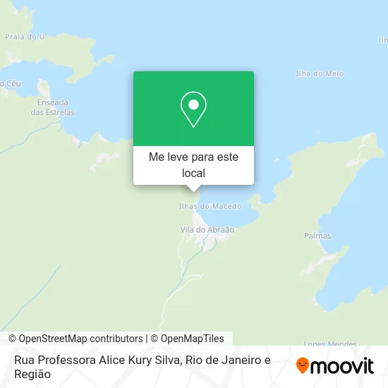 Rua Professora Alice Kury Silva mapa