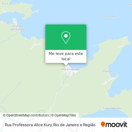 Rua Professora Alice Kury mapa