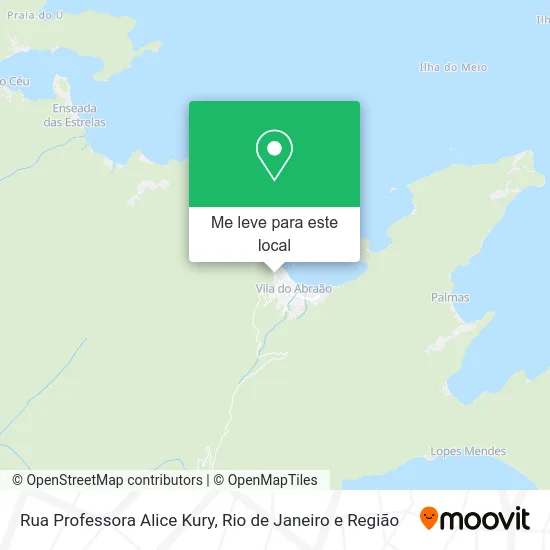 Rua Professora Alice Kury mapa