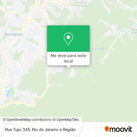 Rua Tupi, 345 mapa