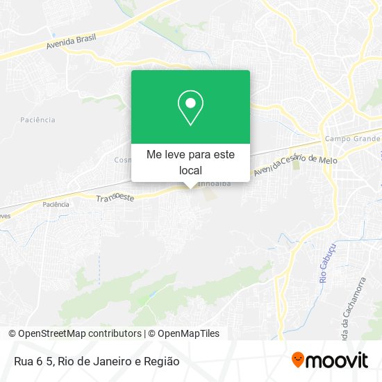 Rua 6 5 mapa