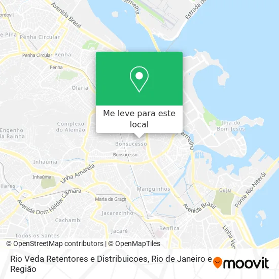 Rio Veda Retentores e Distribuicoes mapa