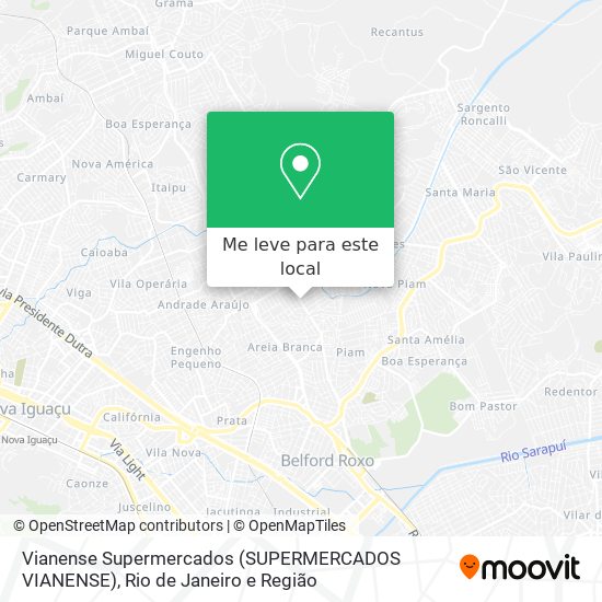 Vianense Supermercados (SUPERMERCADOS VIANENSE) mapa