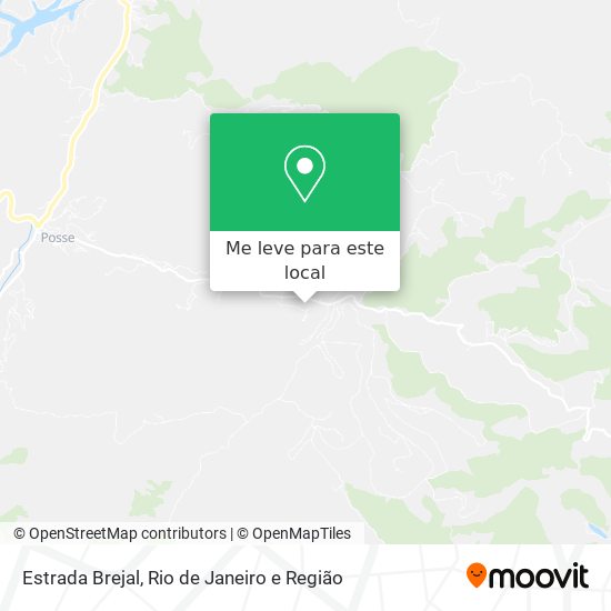 Estrada Brejal mapa
