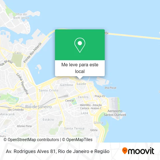 Av. Rodrigues Alves 81 mapa