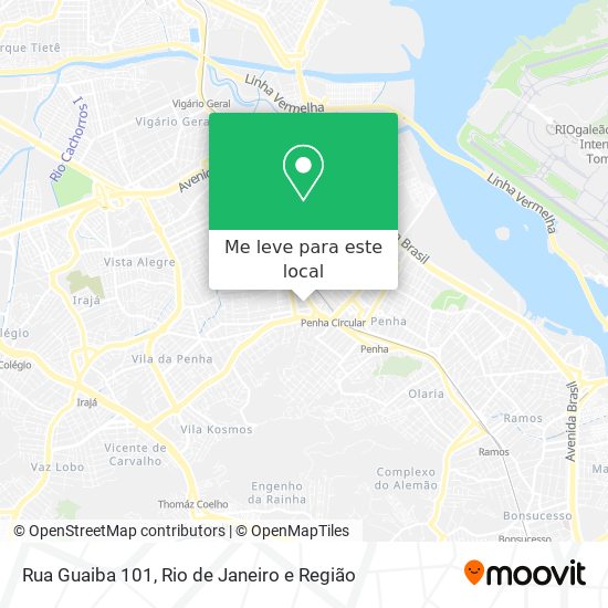 Rua Guaiba 101 mapa