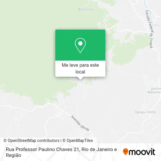 Rua Professor Paulino Chaves 21 mapa