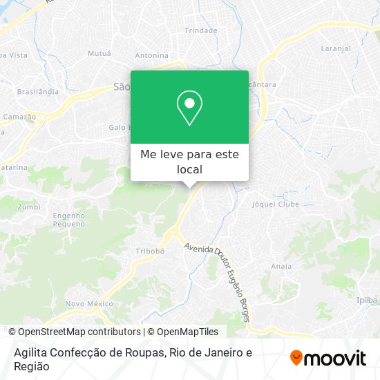 Agilita Confecção de Roupas mapa