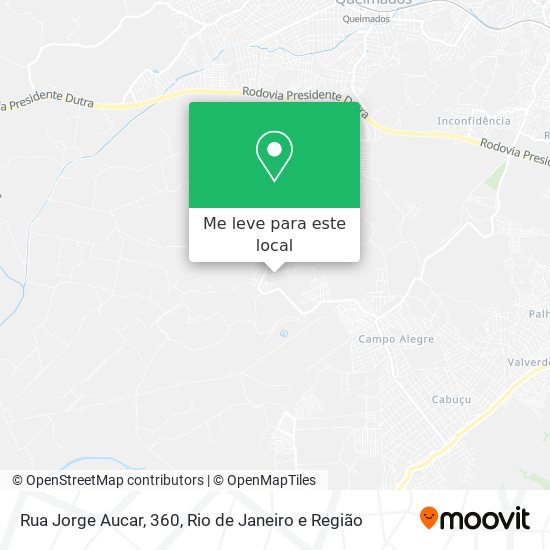 Rua Jorge Aucar, 360 mapa