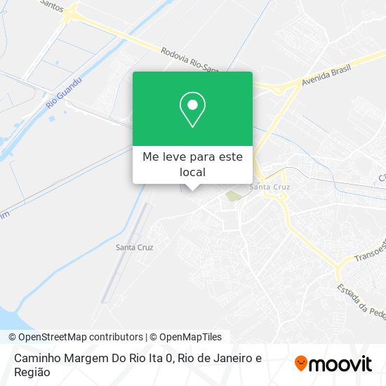 Caminho Margem Do Rio Ita 0 mapa