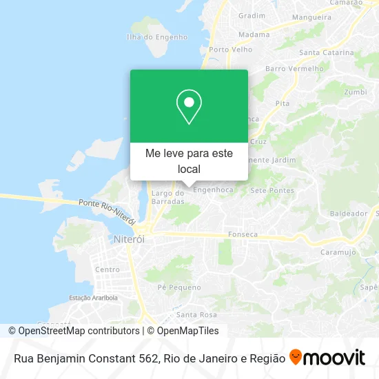 Rua Benjamin Constant 562 mapa
