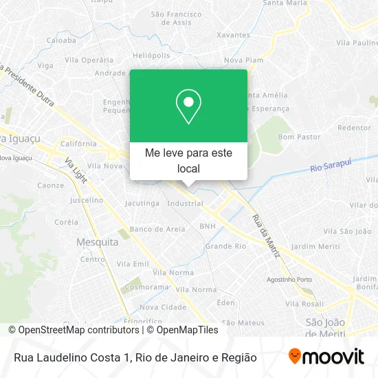 Rua Laudelino Costa 1 mapa