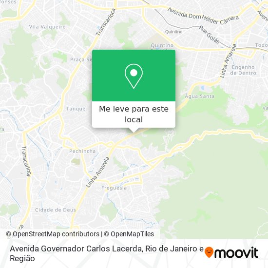 Avenida Governador Carlos Lacerda mapa