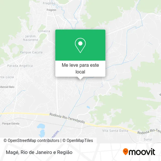 Magé mapa
